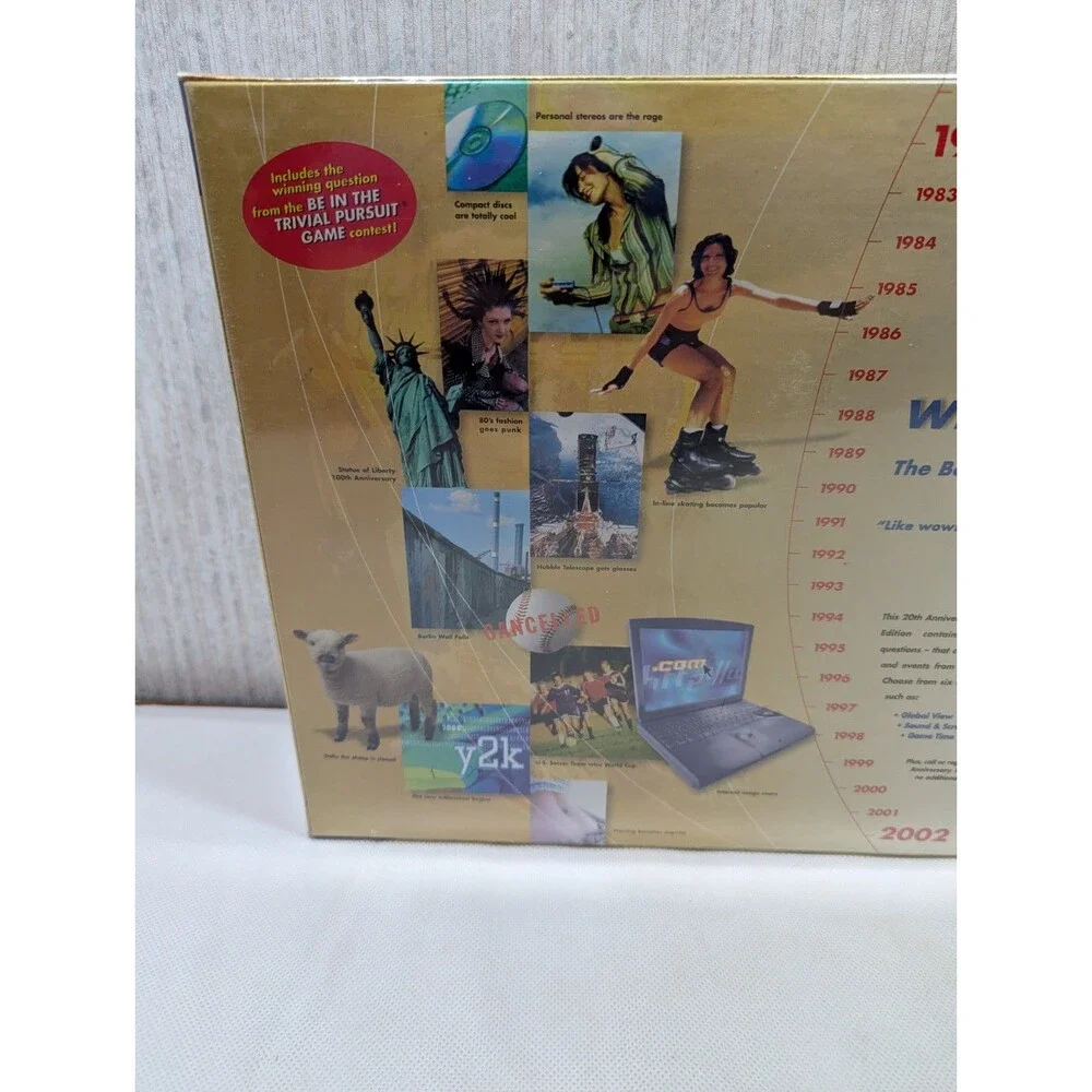 Vintage Trivial Pursuit 20th Anniversary Edition 2002 New & Factory Sealed